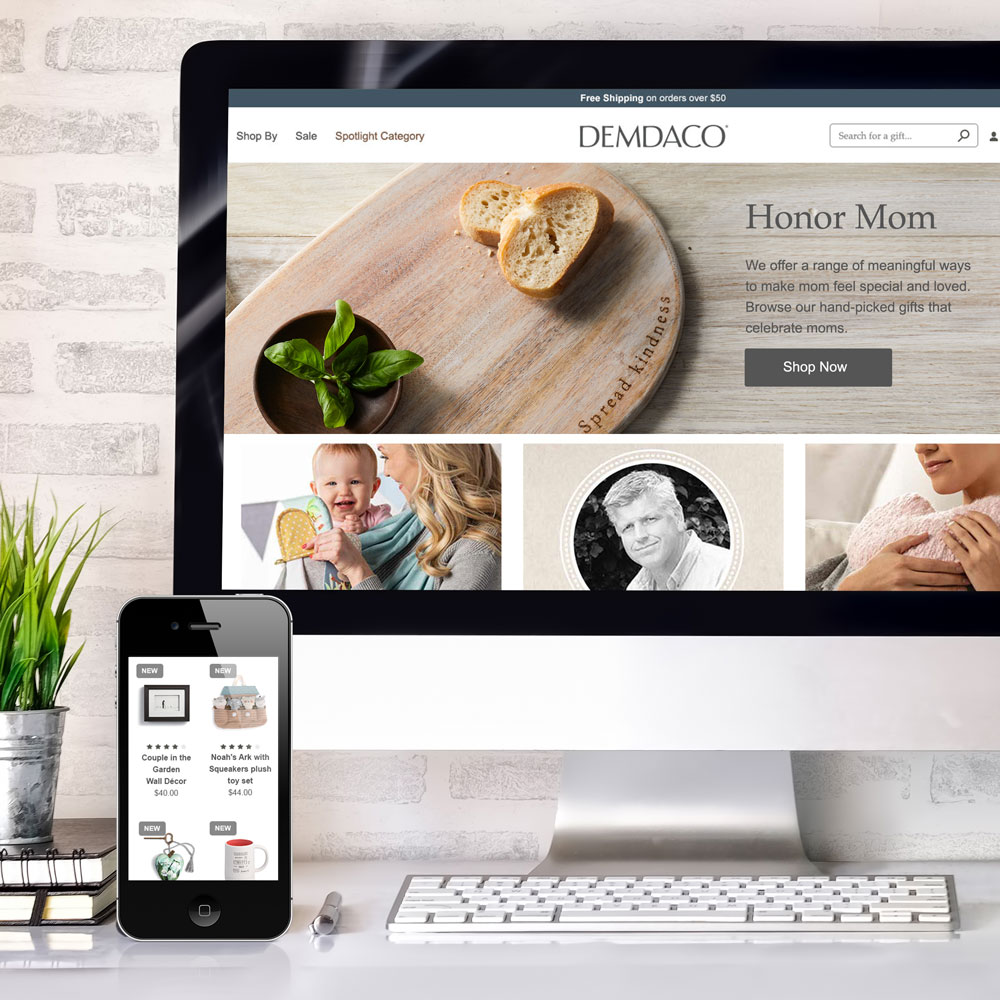 DEMDACO Website Design