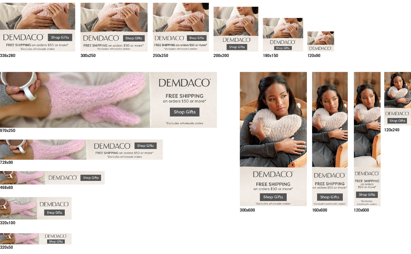 Giving Collection display ads