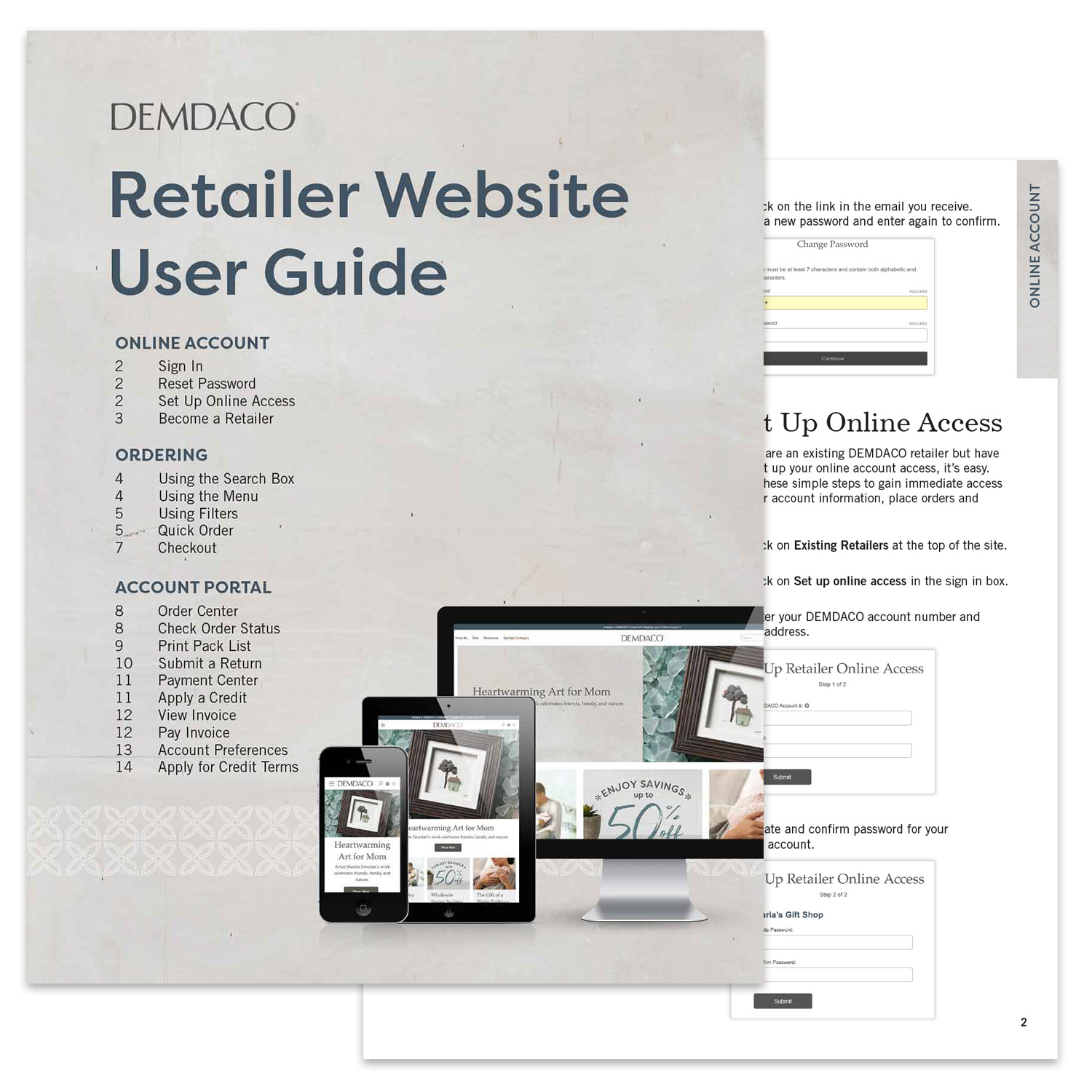 DEMDACO Retailer Website Guide